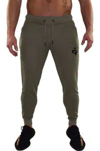 Premium Poly Joggers (Khaki)