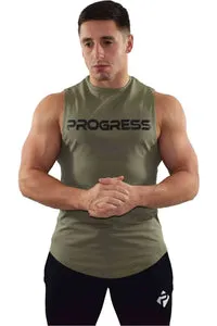 Statement Cut-Off Tank (Khaki)